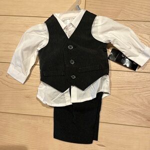 Baby Boy - dress pants and vest outfit